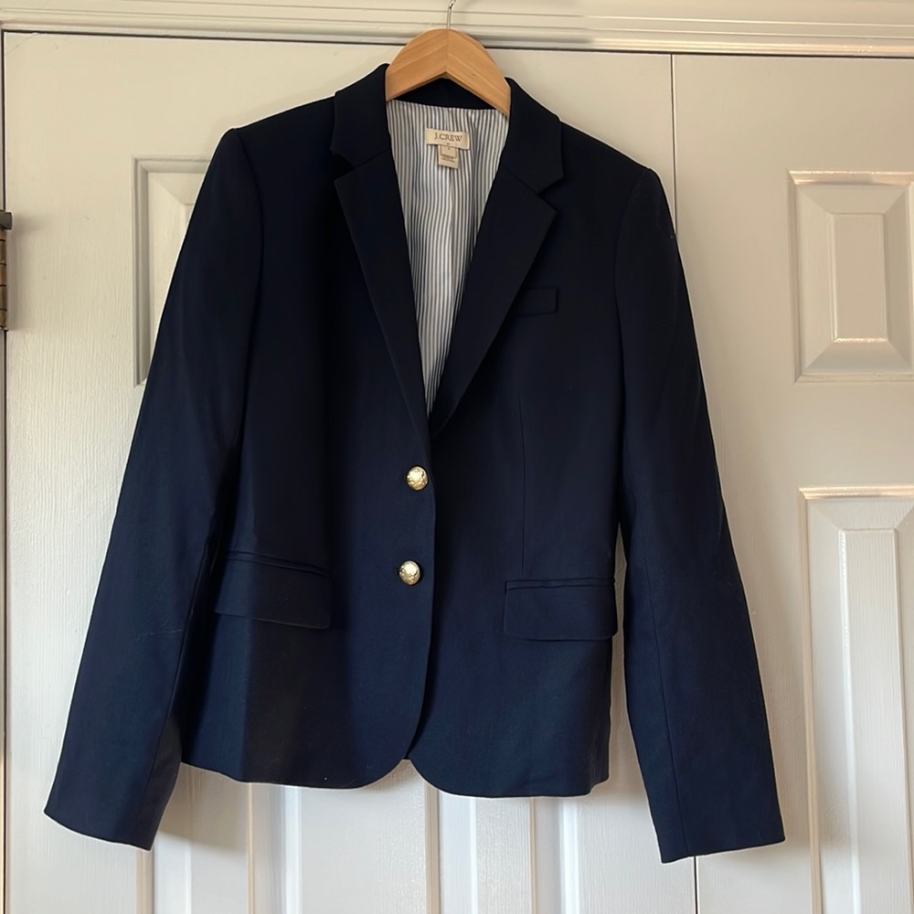 J.Crew Factory Schoolboy Blazer - Navy - NWOT